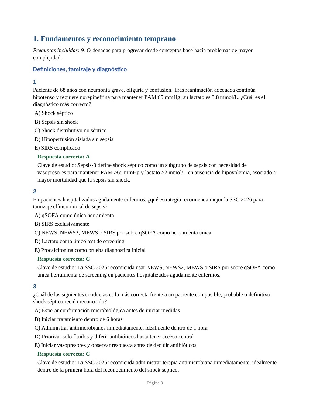 Página de muestra: Reconocimiento inicial