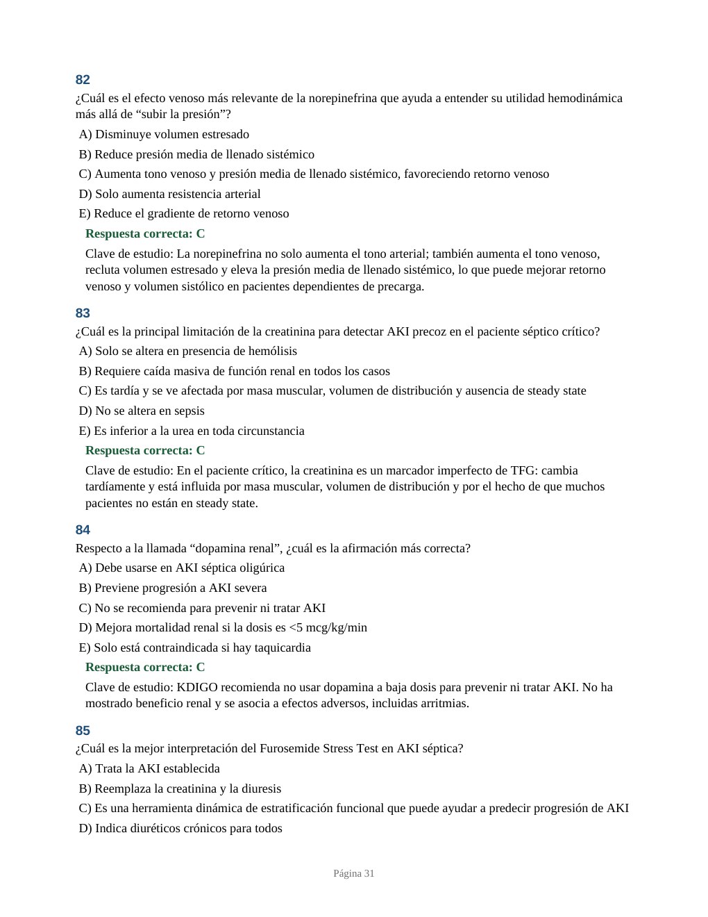 Página de muestra: Hemodinámica y lesión renal